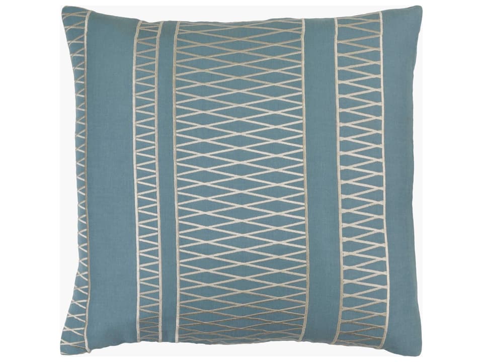 Cora GlucksteinHome Woven Machine Embroidered Accent Pillow