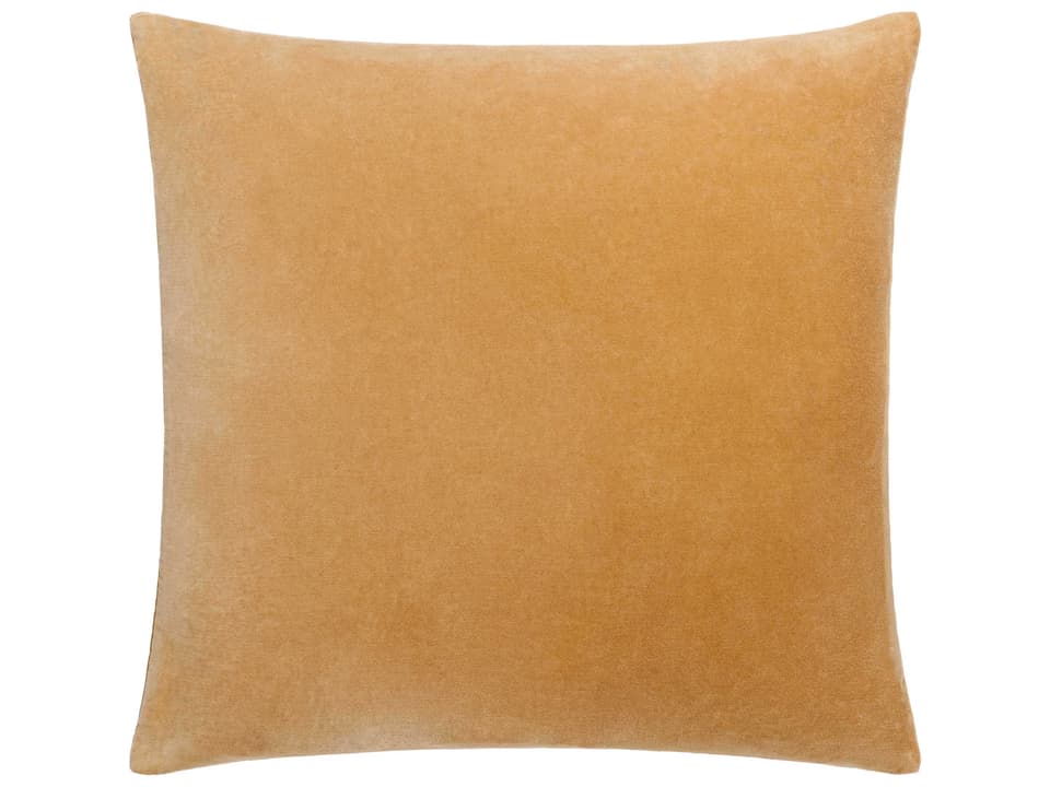 Cotton Velvet CV-060 Decorative Pillow in Goldenrod