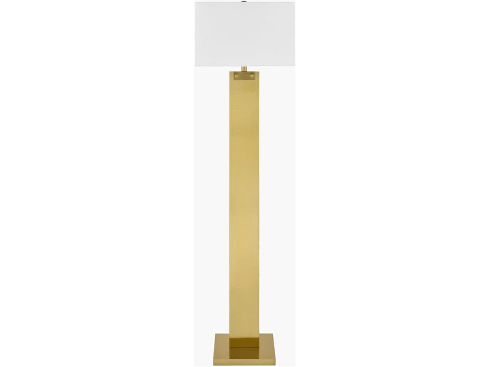 Frederick Cooper Seymour Antique Patina Brass Floor Lamp | 65000