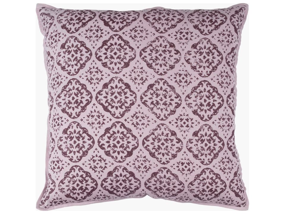D'Orsay Accent Pillow in Purple Cotton Linen Blend