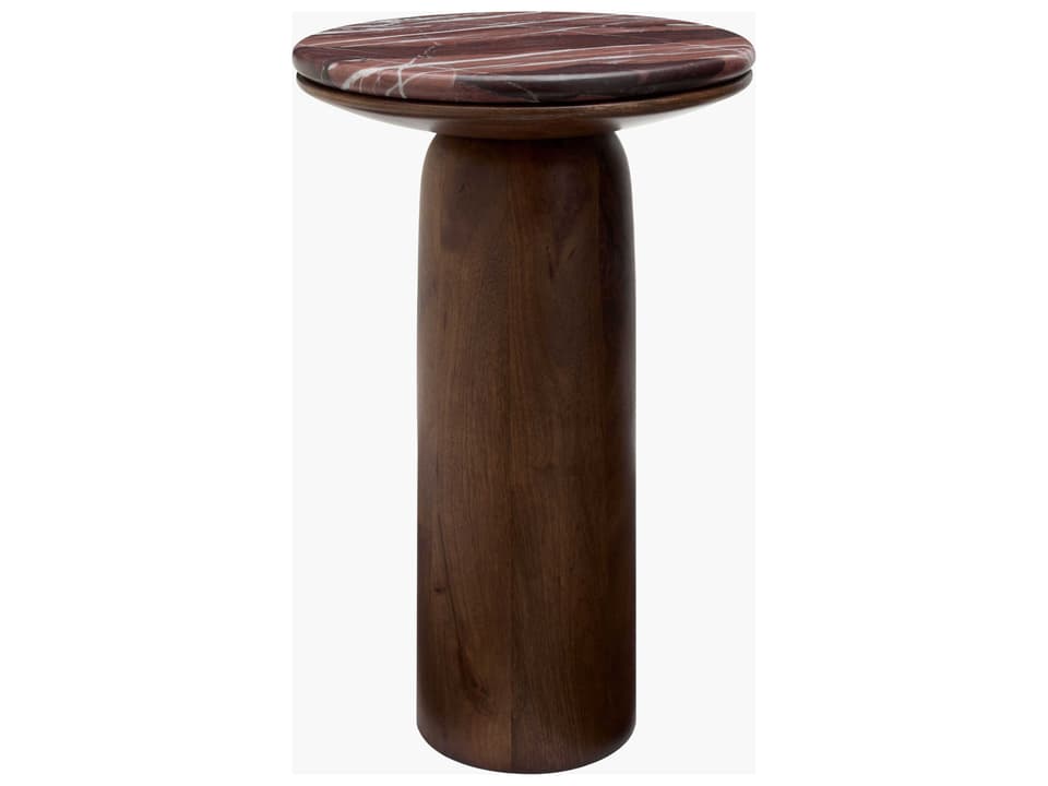Edra Round Marble End Table