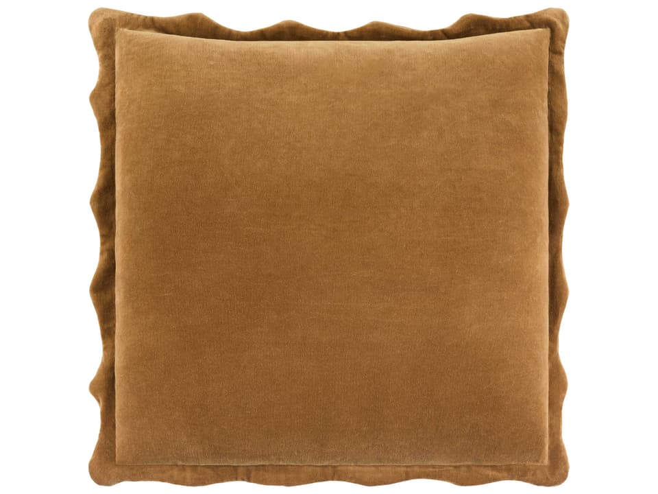 Effervescent 18-Inch Cotton Accent Pillow in Goldenrod