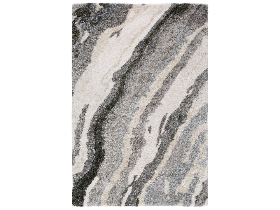 Gemini Abstract Hand Tufted Viscose Area Rug