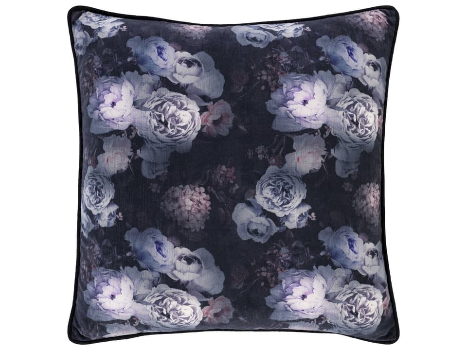 Horticulture Square Polyester Velvet Accent Pillow