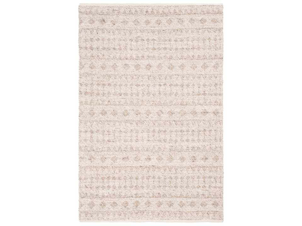 Ingrid Hand Woven Contemporary Area Rug with Wool and Viscose Blend