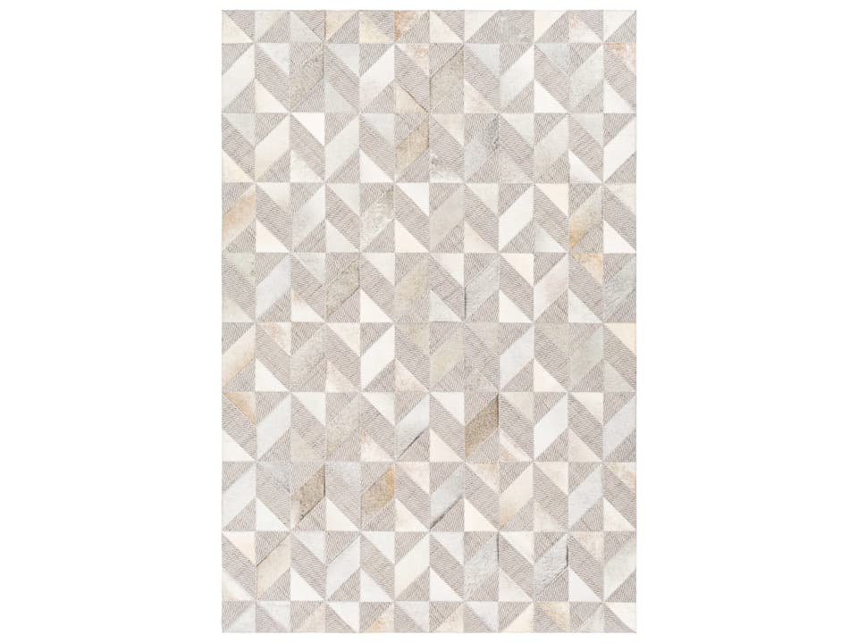 Jardin Hand Woven Wool and Leather Area Rug
