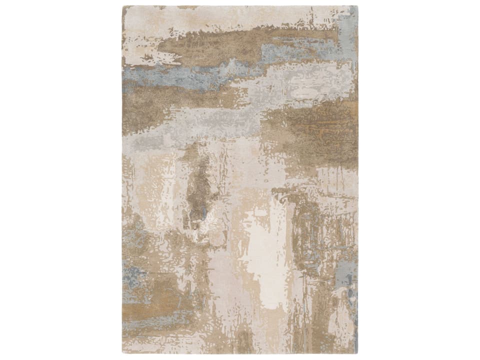Kavita KVT-2300 Abstract Hand Tufted Viscose and Wool Area Rug in Multi-Color