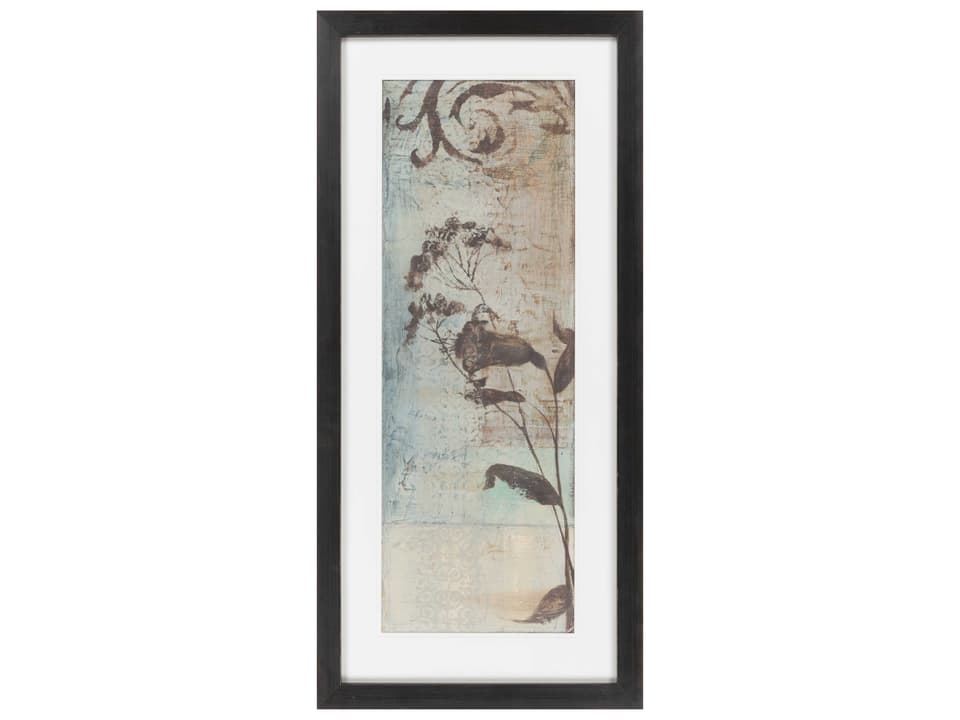 Wall Decor LJ-4127 Jennifer Goldberger Framed Art with Floral Design 43H x 21W Inch