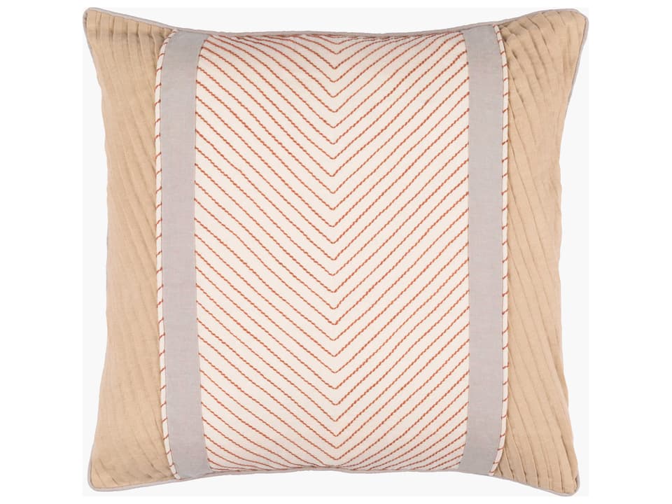Leona Woven Cotton Linen Decorative Pillow