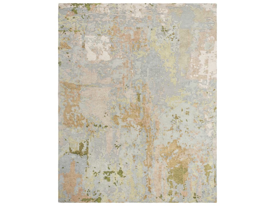 Lukla Handmade Area Rug Wool Viscose Blend