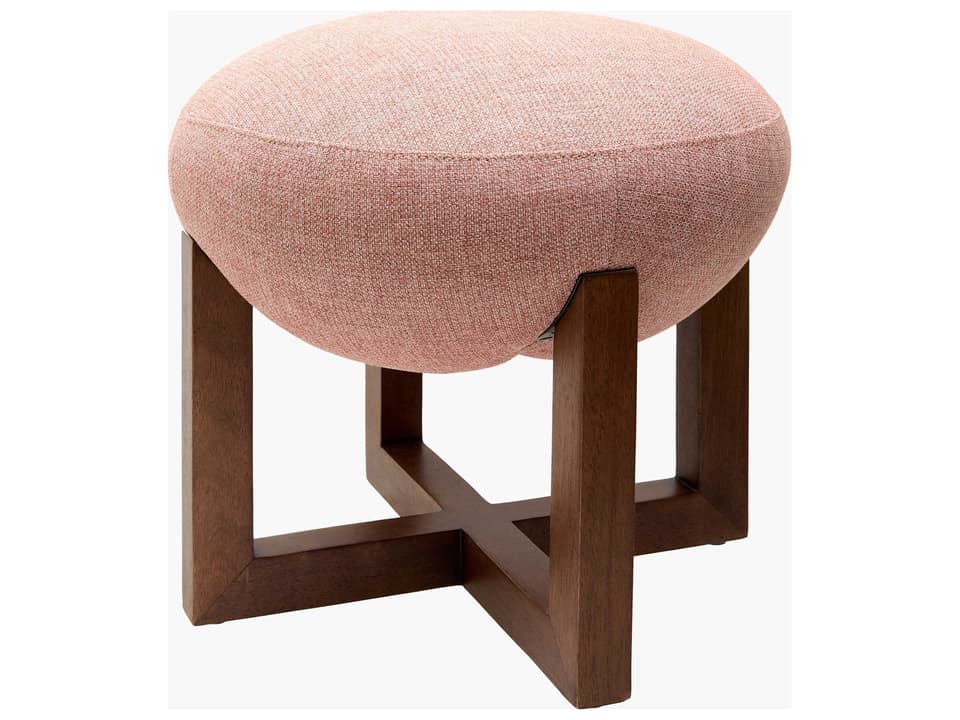 Marfa Pink Upholstered Ottoman