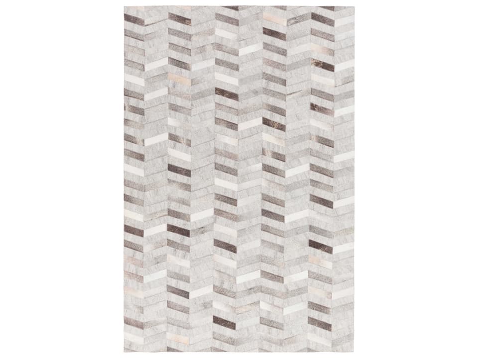 Medora Hand Woven Hair On Hide and Chenille-Viscose Area Rug