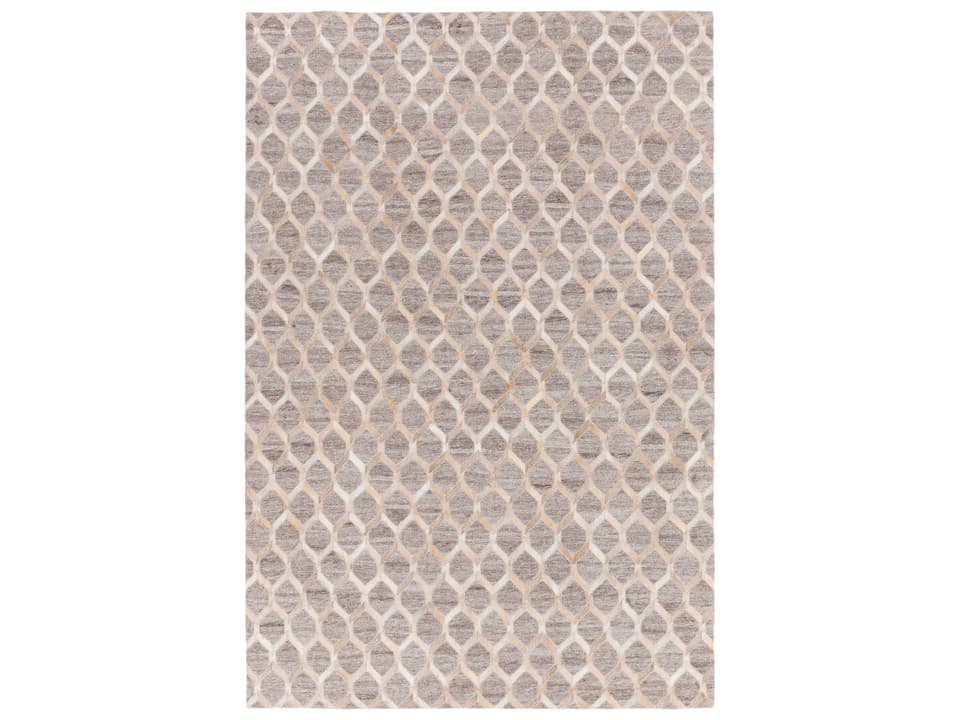 Medora Area Rug Hand Woven Hair On Hide Chenille Viscose