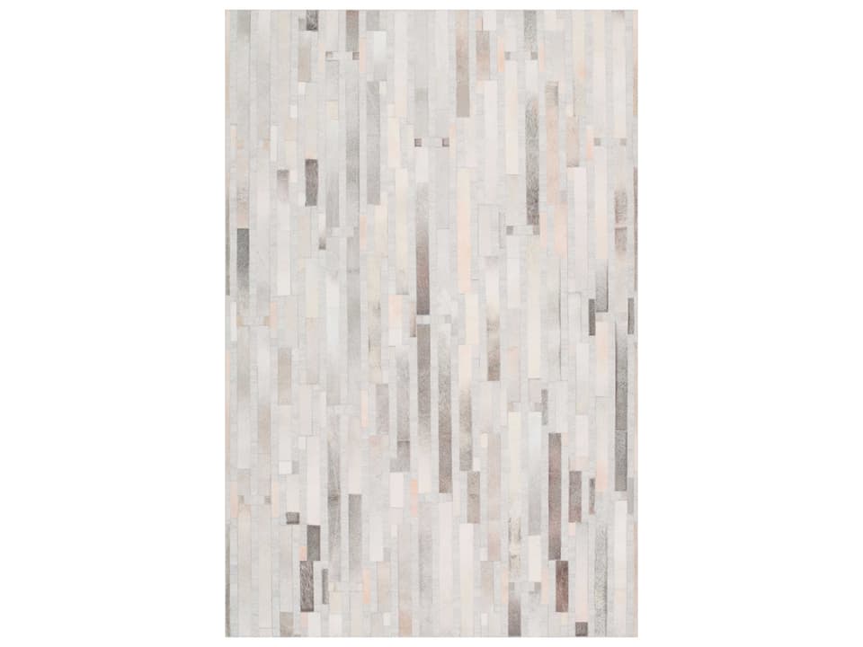 Medora Modern Contemporary Hair On Hide Chenille Viscose Area Rug
