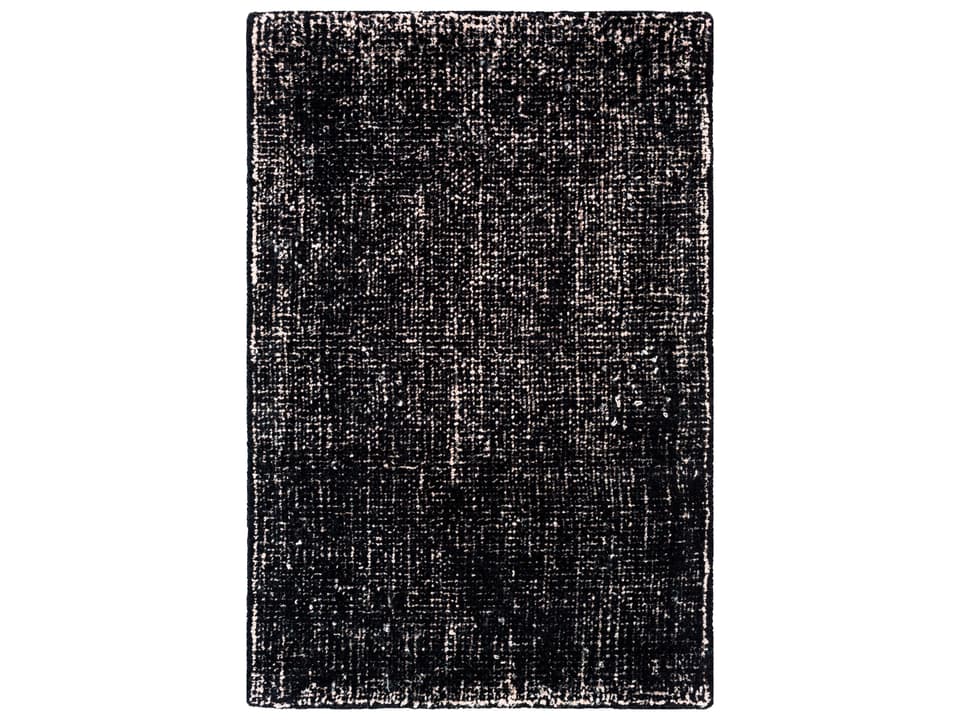 Messina Hand Tufted Modern Area Rug in Black and White