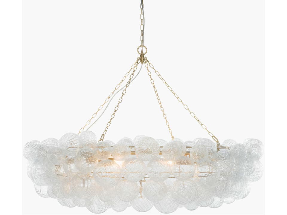 Noira Brass Globe Chandelier