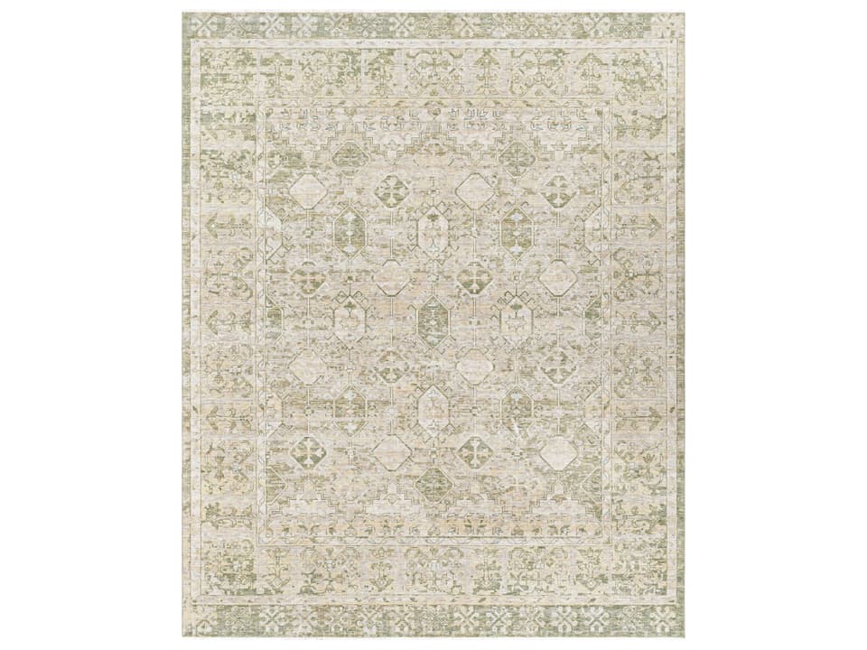 Once Upon a Time Hand-Woven Wool Area Rug Ash Multi with Fringe