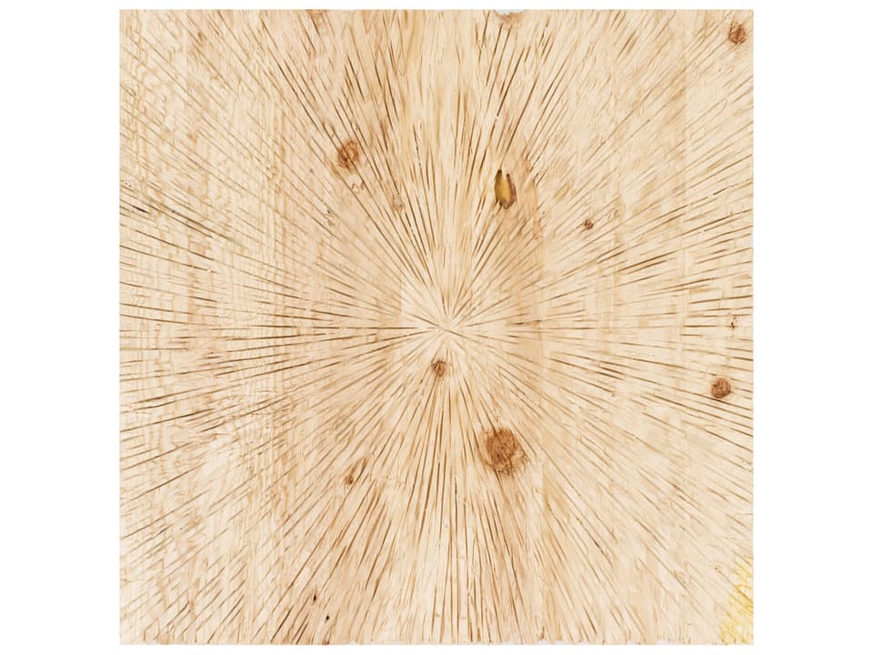 Wall Decor Dimensional Hand-Carved Wood Wall Art in Brown