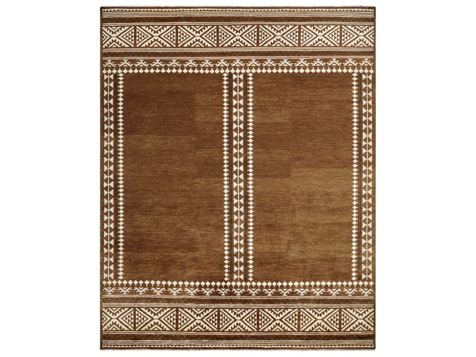 Riviera Hand-Knotted Wool Blend Area Rug