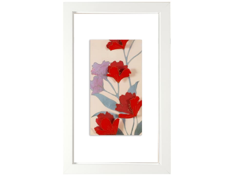 Wall Decor Framed Art with Springtime Blooming Buds RWL3083-1424