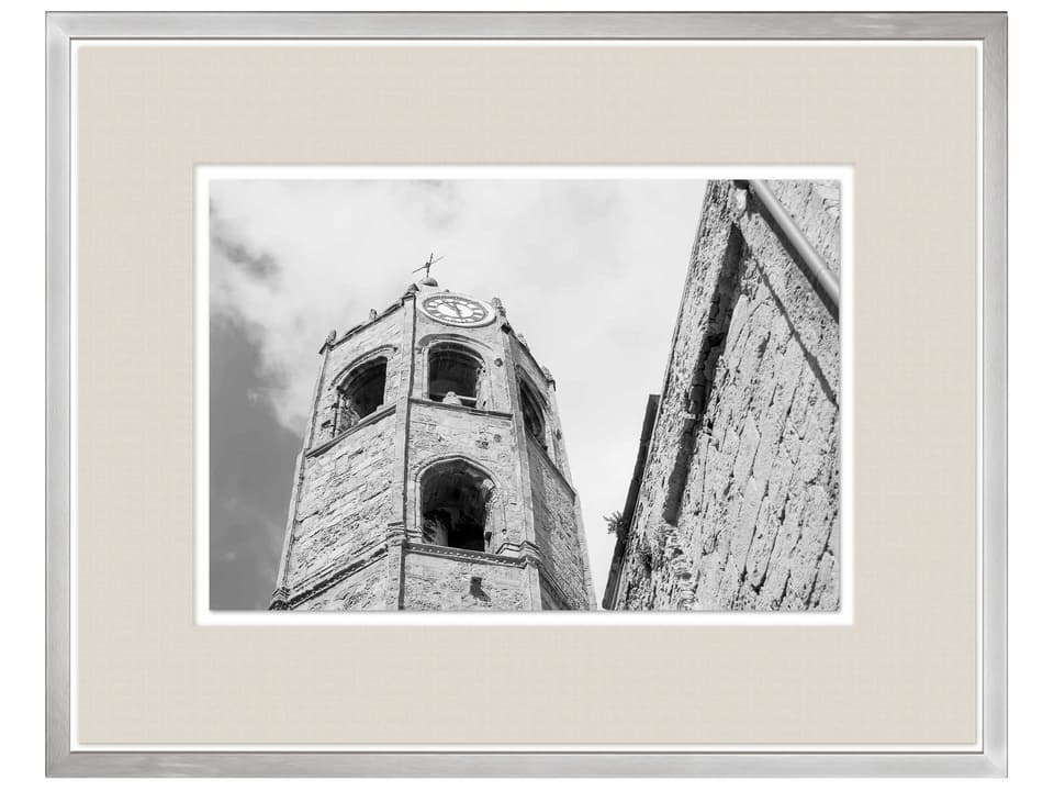 Wall Decor RWL-3093 Framed Landscape Art Black and White