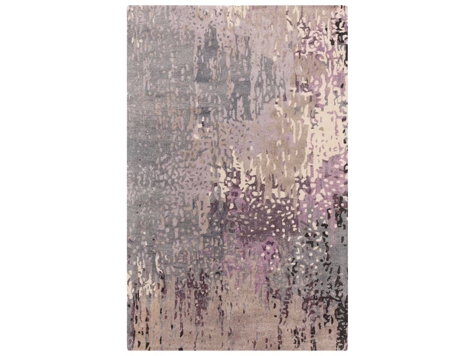 Serenade Abstract Hand Tufted Area Rug in Multi-Color Viscose Wool Blend