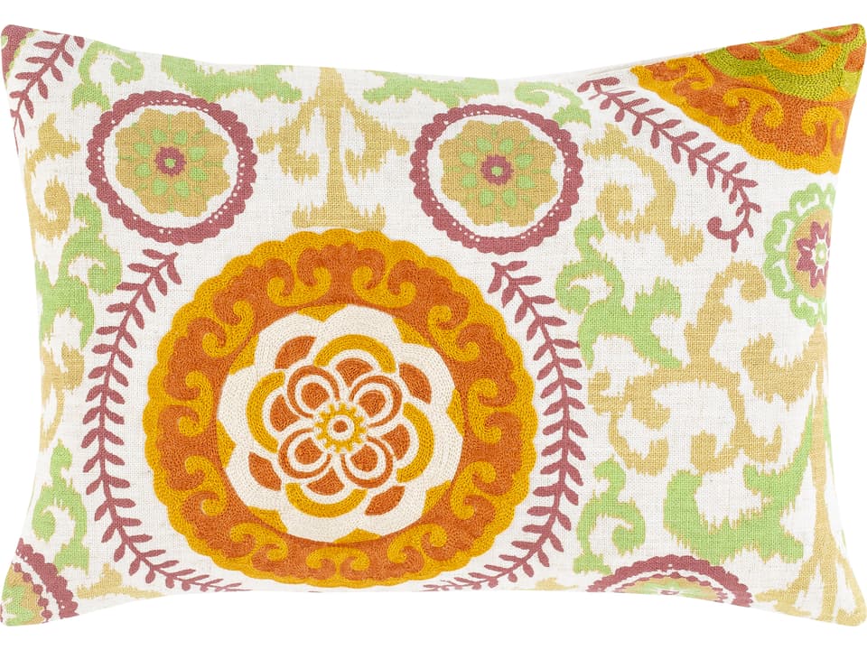 Termez Multi-Colored Woven Decorative Pillow