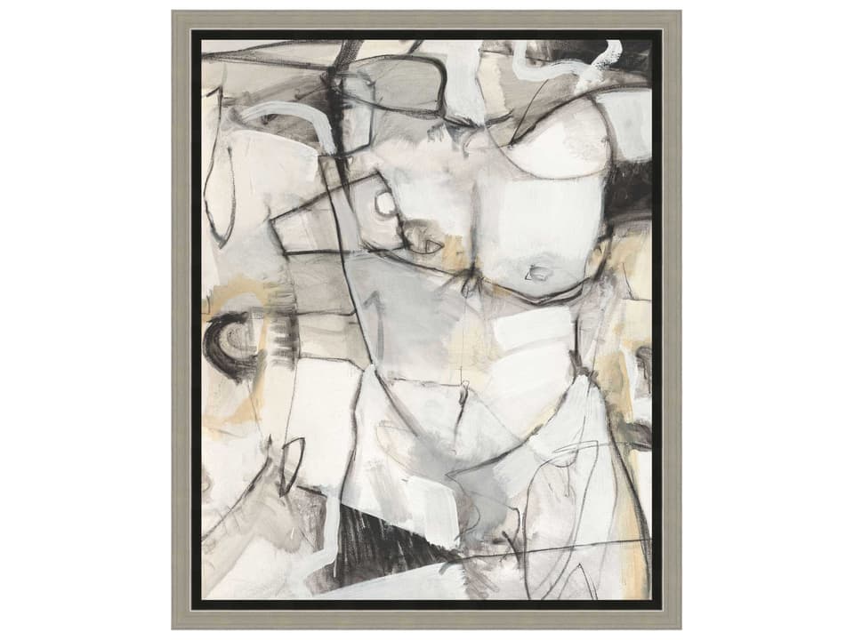 Art By Ta Canvas Wall Art Center Strength Abstract Figure