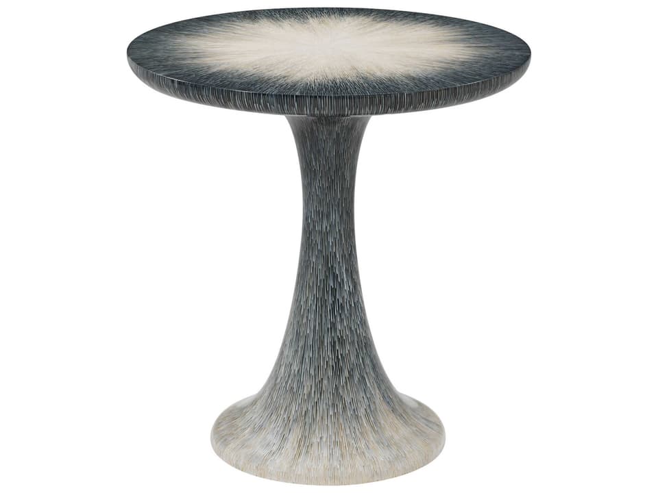 Panos Round End Table in Filament Finish