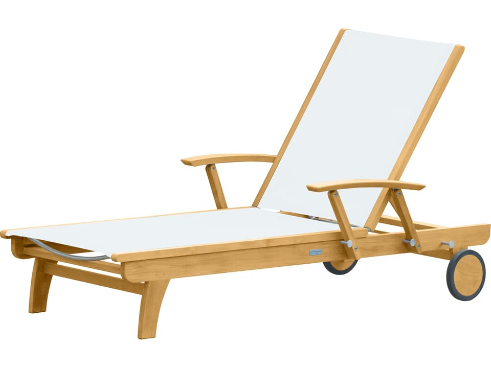 Riviera Teak Lounger