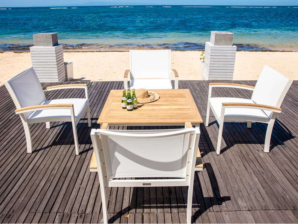 Soho Aluminum Sling Patio Lounge Set