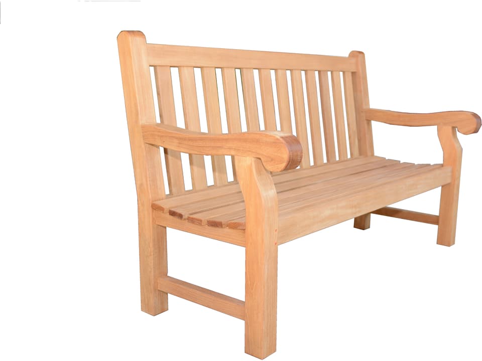 Theodore Teak Patio Bench in Natural