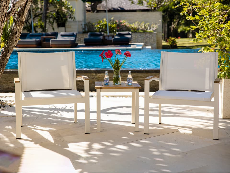 Tribeca Aluminum Sling Outdoor Patio Lounge Set