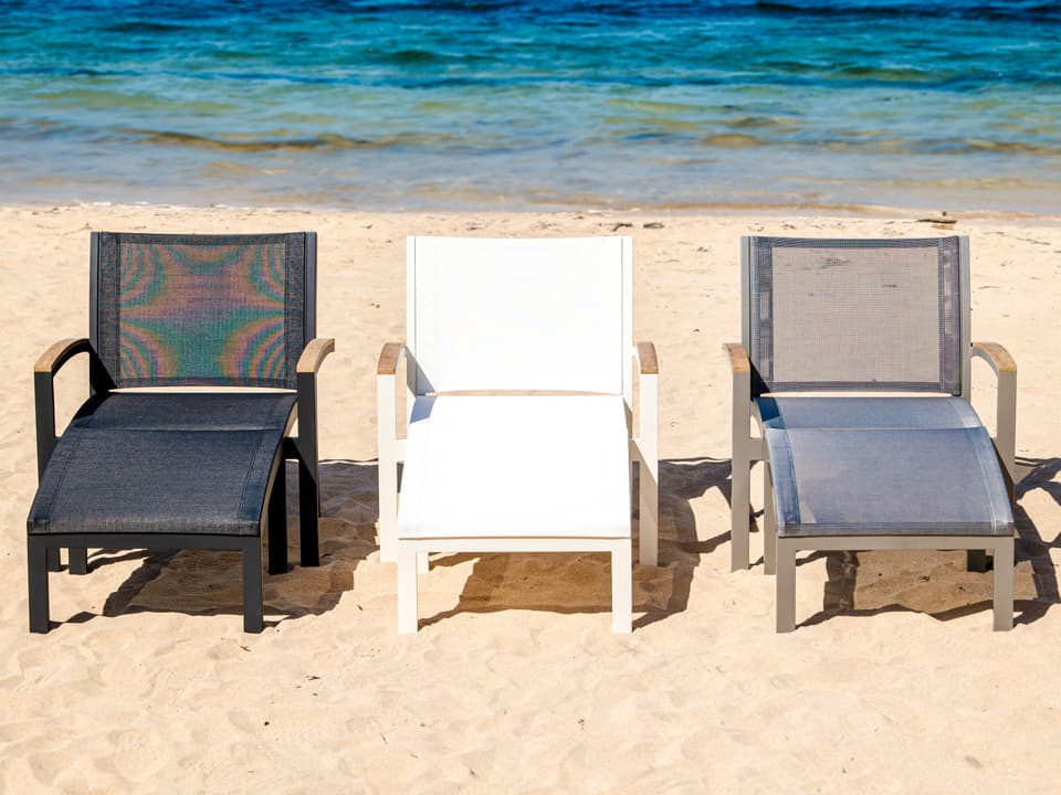 Tribeca Aluminum Sling Patio Lounge Set