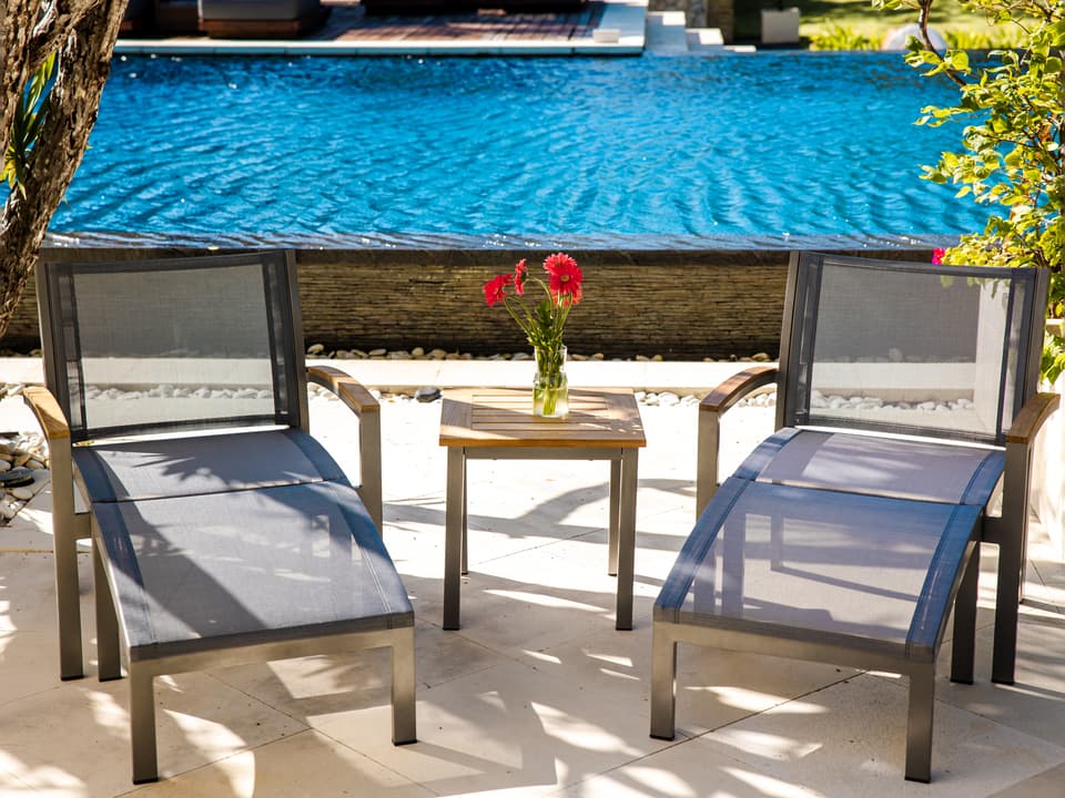 Tribeca Aluminum Sling Patio Lounge Set