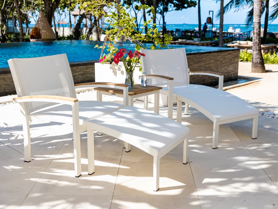 Tribeca Aluminum Sling Outdoor Patio Lounge Set