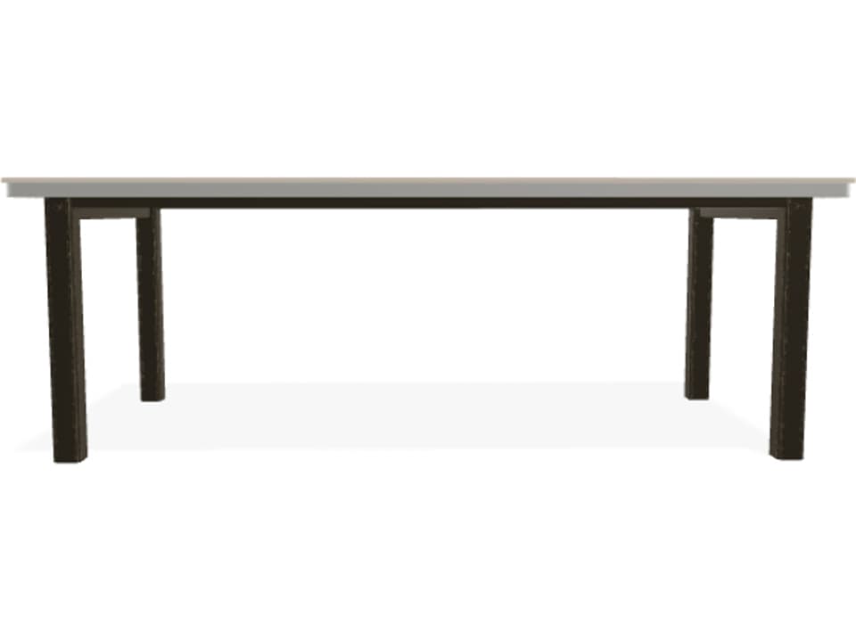 Aluminum Dining Height Parson Table Base