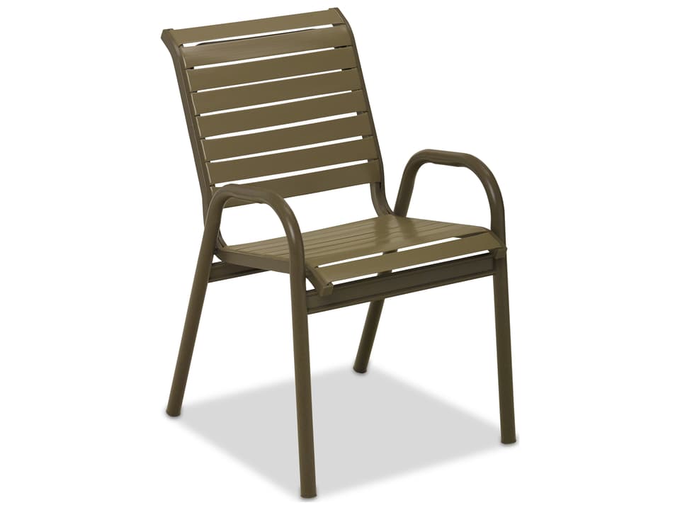 Reliance Contract Strap Aluminum Stackable Bistro Chair