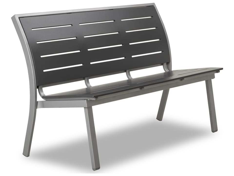 Bazza 56-Inch Stacking Armless Bench Outdoor