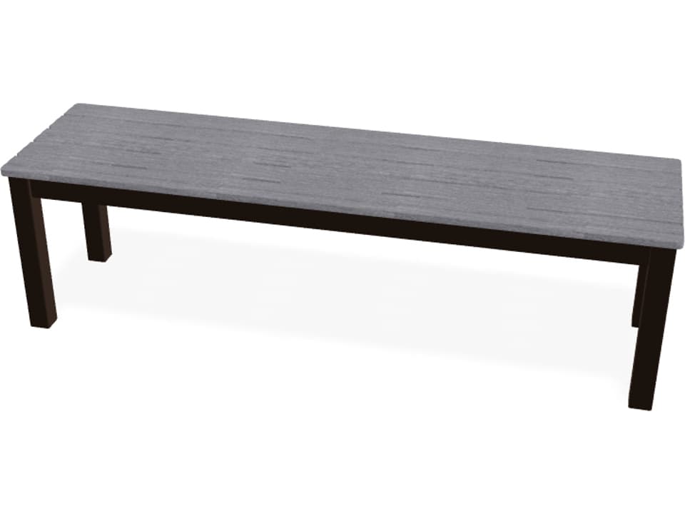 Avant MGP Aluminum Flat Outdoor Bench in Marine Grade Polymer
