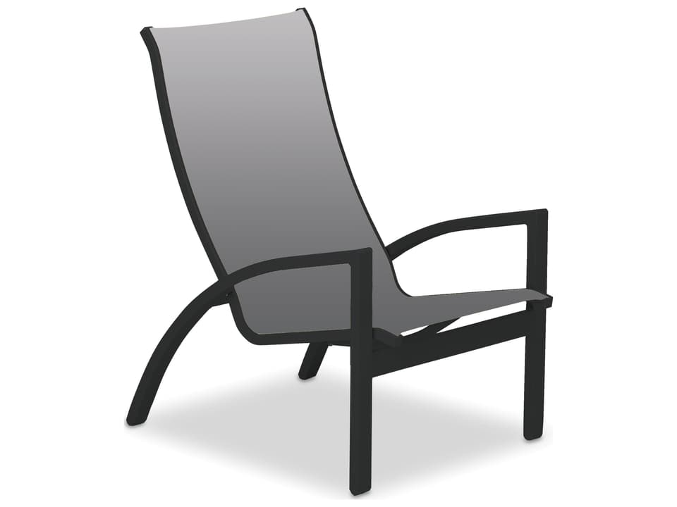 Kendall Sling Aluminum Stackable Outdoor Lounge Chair