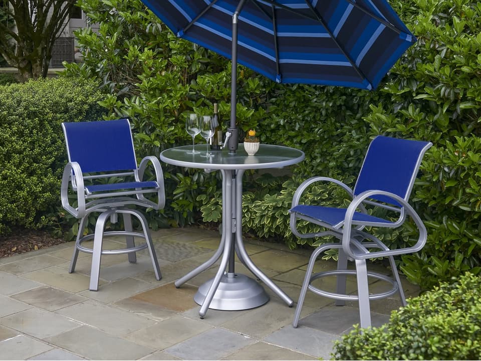 Aruba Ii Sling Aluminum Counter Set