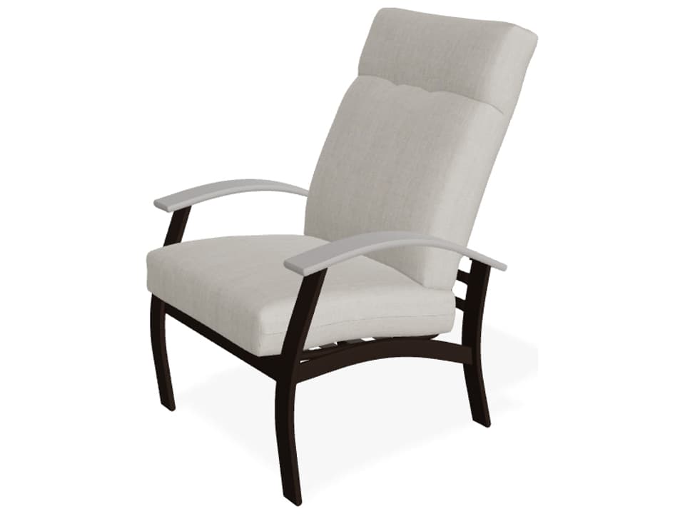 Telescope Casual Belle Isle Cushion Aluminum Swivel Rocker Dining