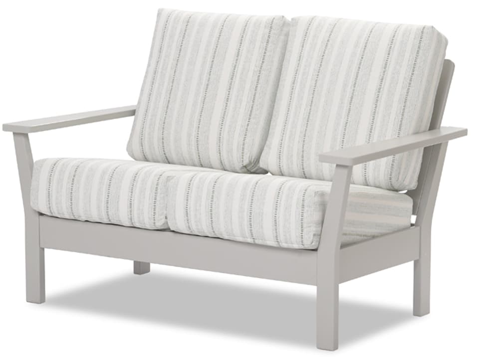 Antero MGP Cushion Two-Seat Loveseat in Marine Grade Polymer and Sunbrella