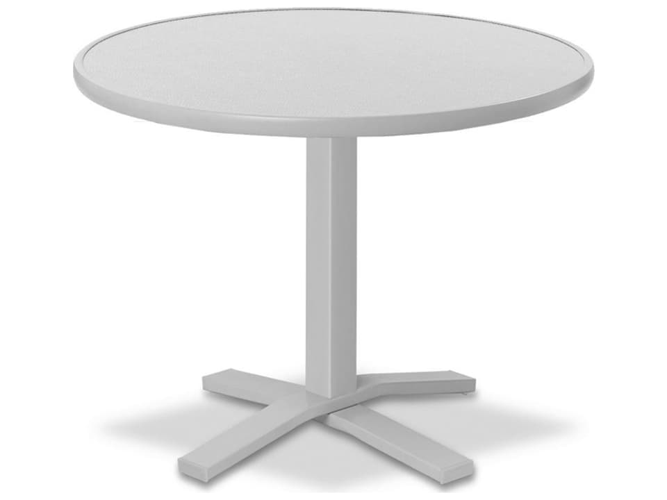 Value Hammered MGP Round Patio Bar Table with Umbrella Hole