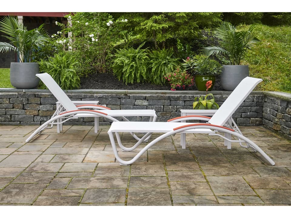 Helios Sling Aluminum Outdoor Lounge Set