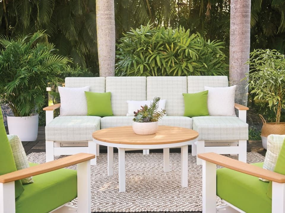 Leeward MGP Deep Seat Sectional Lounge Set