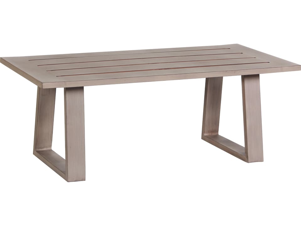 Aruba Aluminum Rectangular Coffee Table
