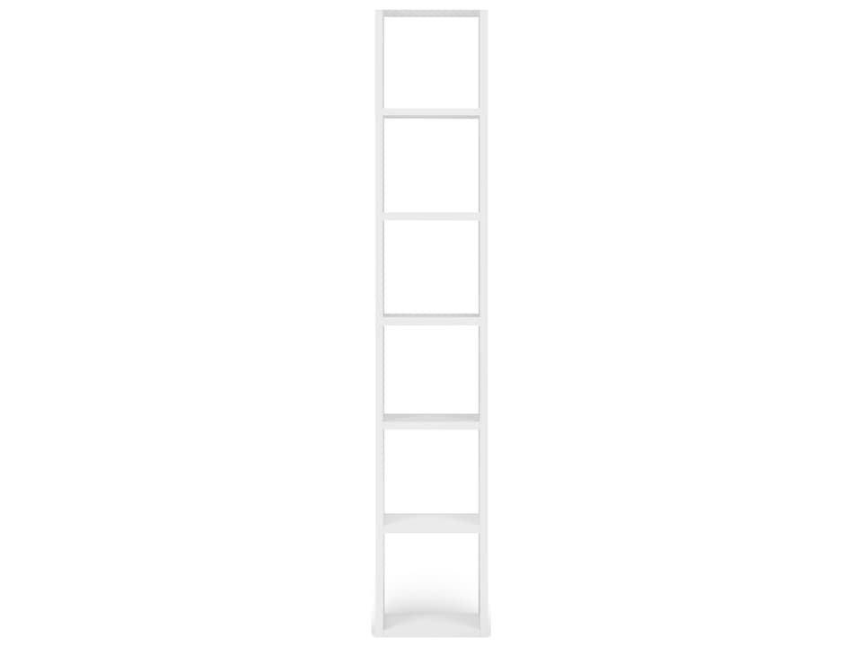 Pombal Bookcase Pure White Modern Modular