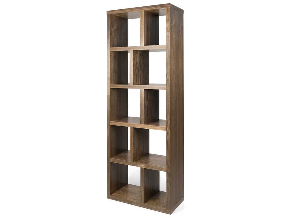 Berlin Bookcase in Natural Walnut Veneer